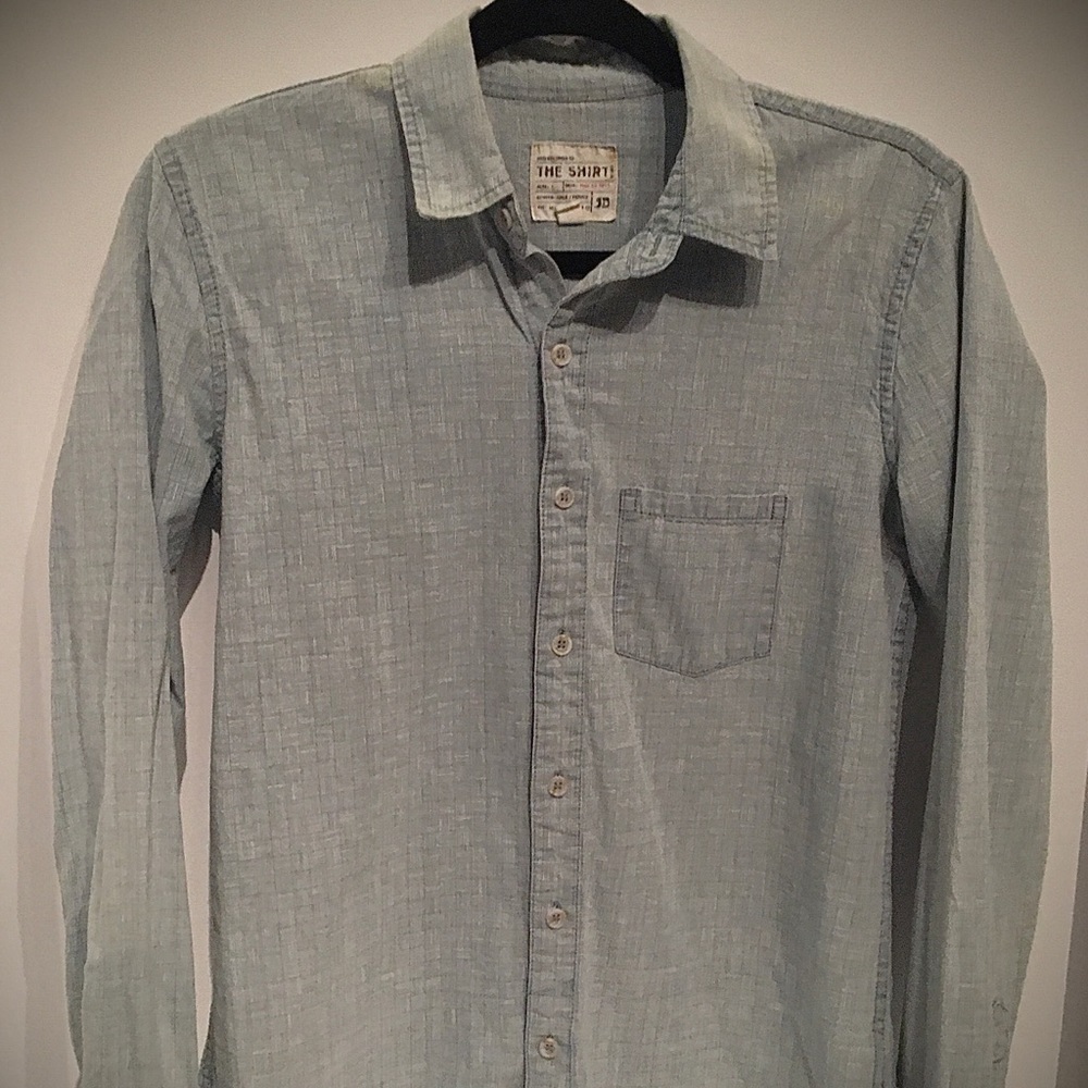 Junior’s The Shirt Long Sleeve Button Up Top